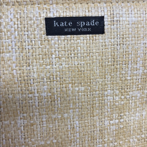 Vintage Kate Spade New York Metallic Straw Shoulder Bag Excellent Condition - Picture 2 of 4